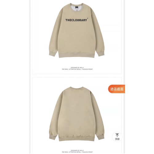 Áo sweater nelly  chất nỉ bông dáng unisex form rộng the clobrary 24 50