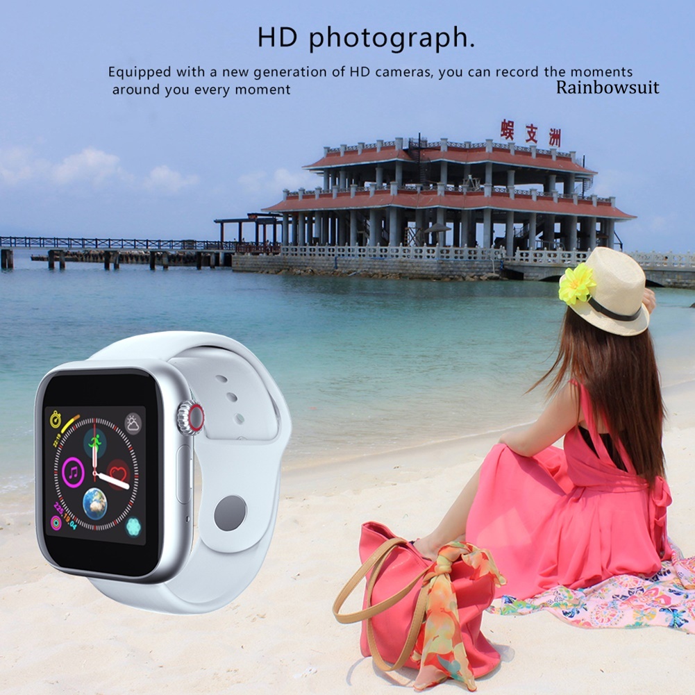 RB- Z6 Bluetooth 2G SIM TF Card 2.0MP Camera Sports Smart Watch for iPhone Android