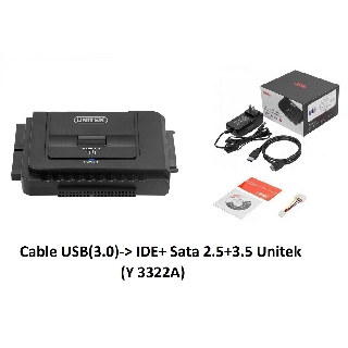 Bộ chuyển đổi IDE/SATA sang USB 3.0 Unitek Y-3322