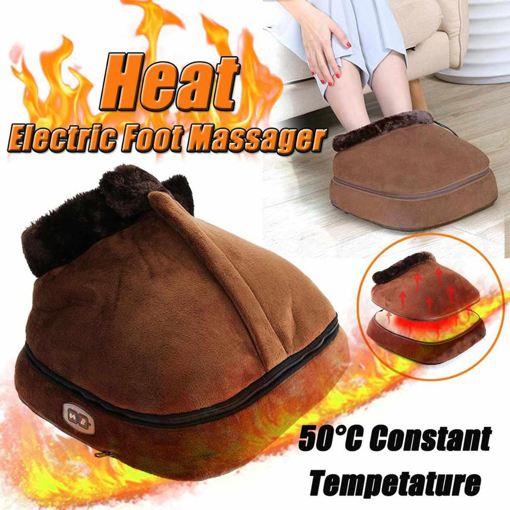 Electric Heated Foot Hand Warmer Massager Washable Non-slip Foot Warmer Cushion Heat Pad Acupressure Mat