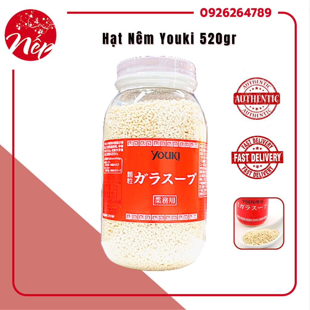 Hạt Nêm Youki Nhật Bản Mẫu Mới 520g (date 2023)