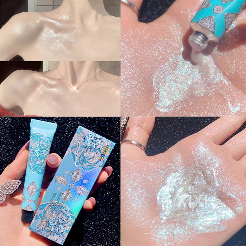 (Hàng Mới Về) 1 Kem Bắt Sáng Dạng Lỏng Ánh Nhũ Lấp Lánh Trang Điểm Mặt Và Cơ Thể | BigBuy360 - bigbuy360.vn