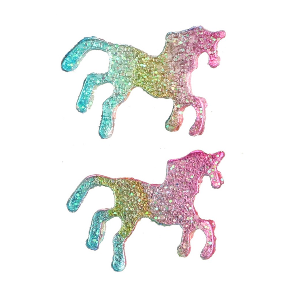 1 Đôi Bông Tai Hình Con Ngựa Lấp Lánh Cho Nữ