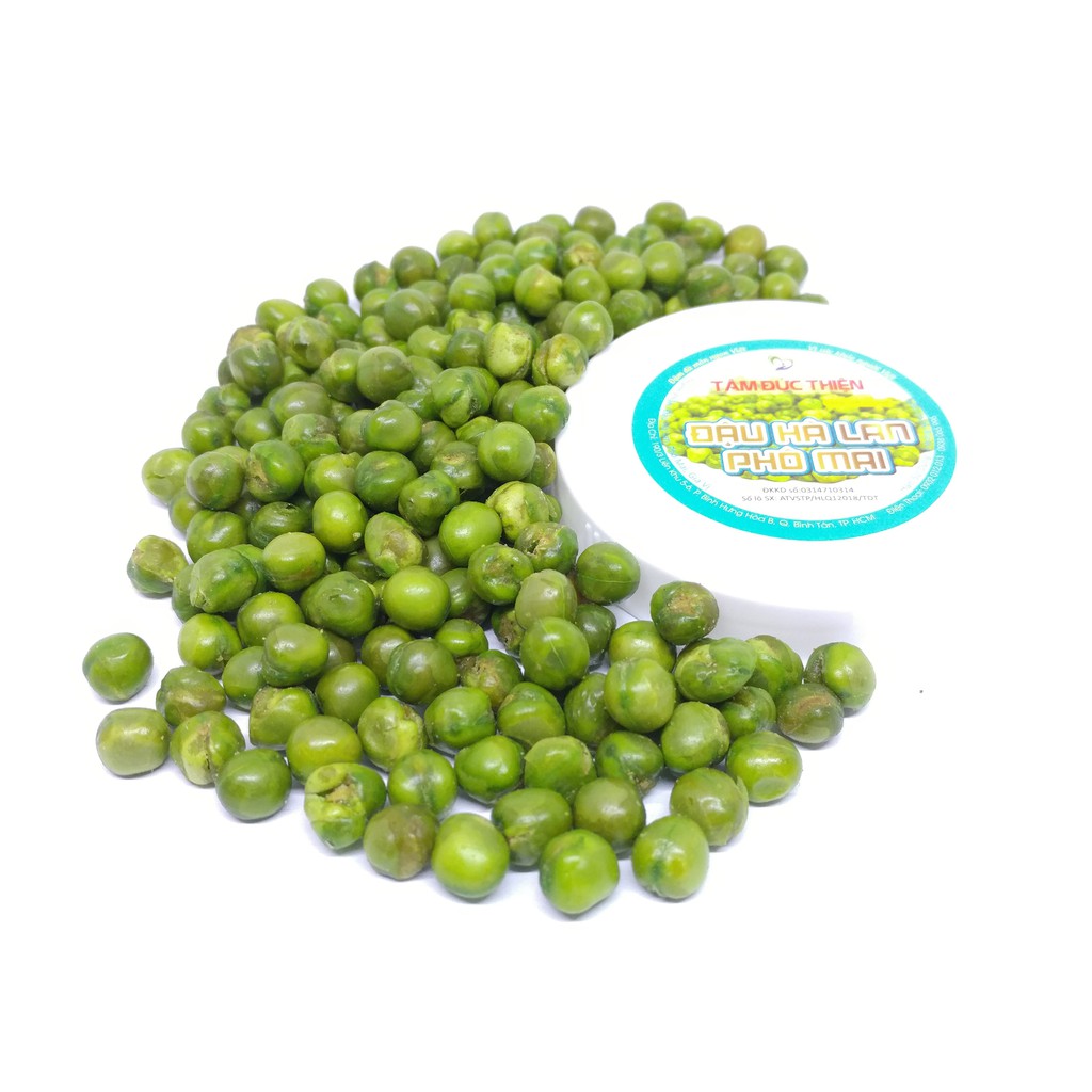 Combo 7 Hộp: Đậu phộng Rang Tỏi Ớt / Đậu Hà Lan Sấy Phô Mai Tâm Đức Thiện (7 x 255GR/220GR) | BigBuy360 - bigbuy360.vn