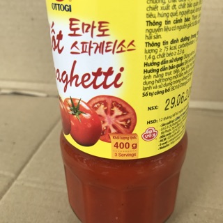 Lọ Sốt Spaghetty Tomato OTTOGI 400g