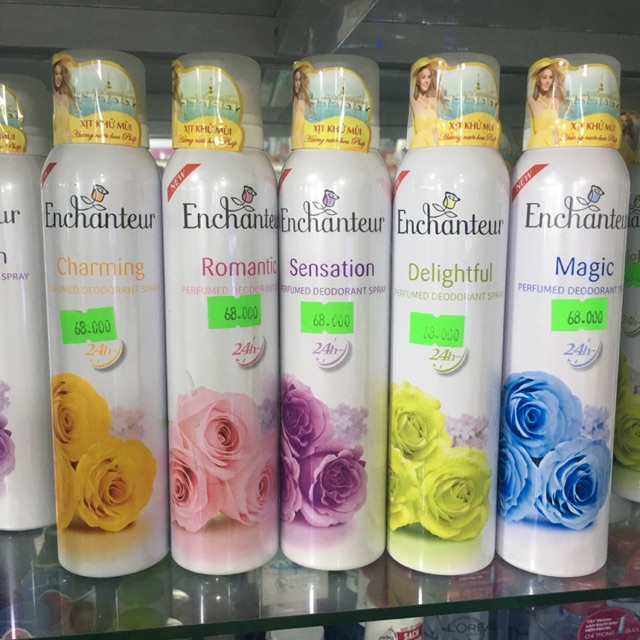 Xịt khử mùi enchanteur | Thế Giới Skin Care