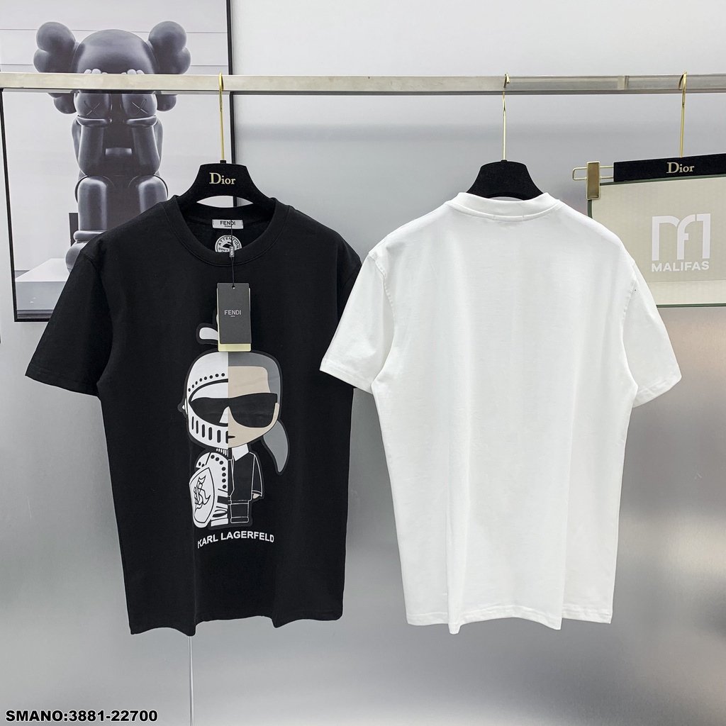 Áo Phông Nam Fendi In Hình Cậu Bé Cực Ngầu - Áo Phông Nam Nữ Fendi Chất Cotton Thoáng Mát Mềm Mịn DT FASHION MENWEAR