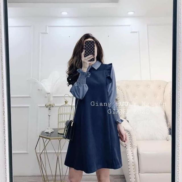 Váy chữ A tiểu thư