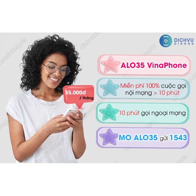 SIM VINA ALO35 MIỄN PHÍ GỌI NỘI MẠNG TRỌN GÓI THÁNG ĐẦU