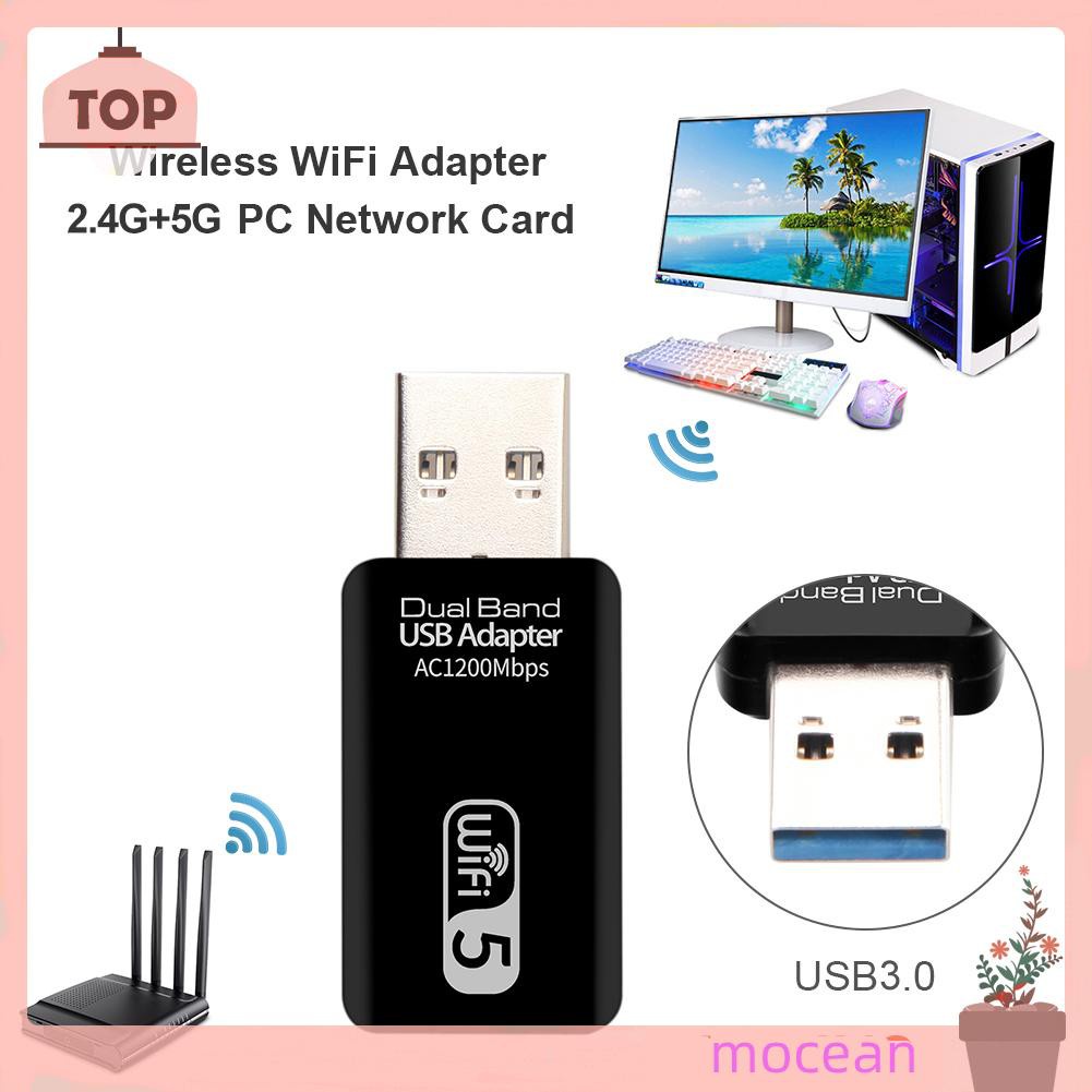 Mocean WD-4601AC 1200Mbps USB Wifi Network Card 2.4G/5G Dual-Band Wireless Adapter