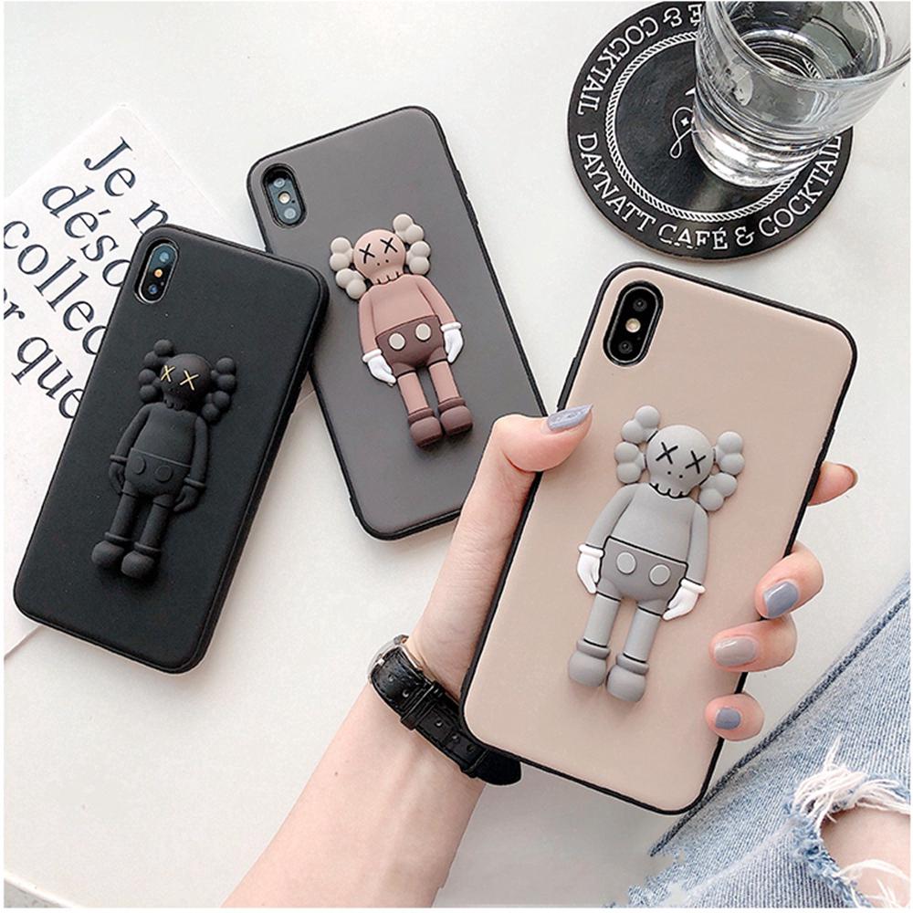 Cute XX Doll Kaws Case Samsung Galaxy A30 A20 A80 A90 S10 S9 S8 Plus Note 8 9 Casing Soft TPU Cover