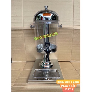 BÌNH ĐỰNG NƯỚC ÉPTRÁI CÂY INOX 8L ( LOẠI TỐT )