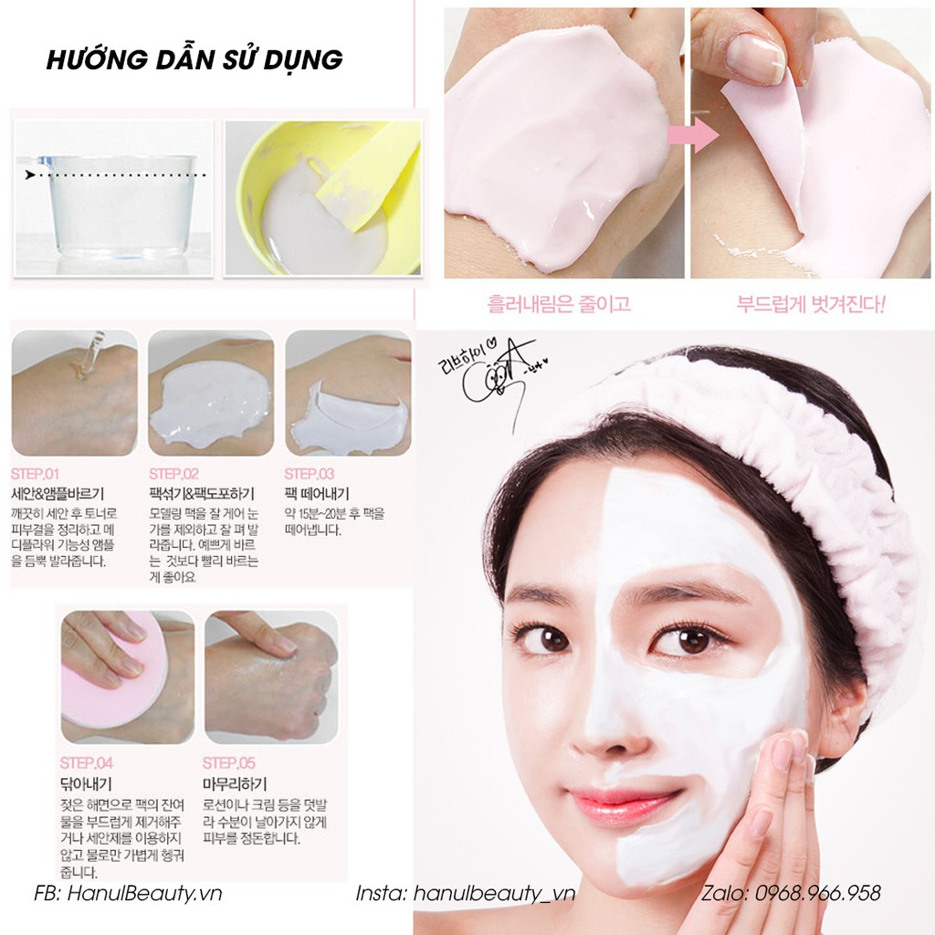 Mặt nạ dẻo MEDIFLOWER chăm sóc da spa Hàn Quốc