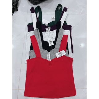 Áo tanktop dây cổ V trước (nhiều màu)