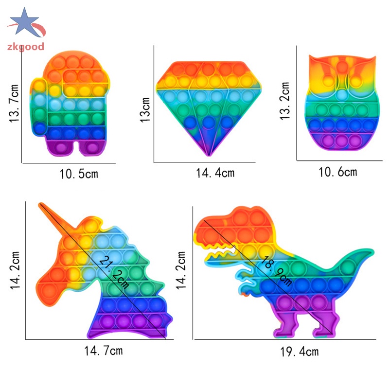 Đồ chơi thư giãn Pop it giải trí thông minh giảm căng thẳng hiệu quả cho người lớn và trẻ em