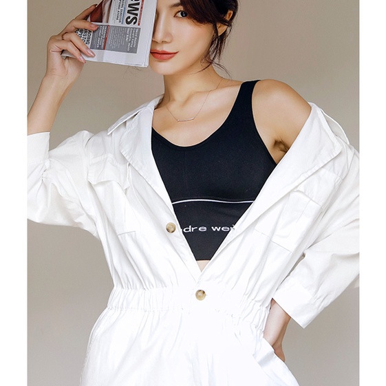 Áo Bra Nữ  Thể Thao Hai Dây Ôm Dáng Chữ U Nhỏ Dễ Thương Quyến Rũ Nóng Bỏng Phong Cách Hyuna Dành Cho Nữ Mặc Ngoài Trời