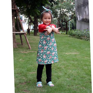 Áo dài cách tân trẻ em thương hiệu HaleeKidz, dành cho bé gái (vải Hàn Quốc) của Hồng Hạnh