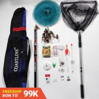 Bộ cần câu máy rút shimano