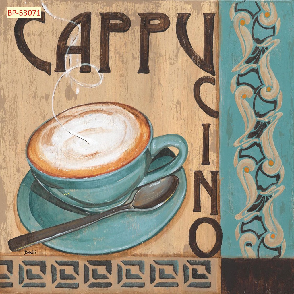 Tranh dán tường Quán Cafe, Trà Sữa, Trang Trí Cửa Hàng 3D mẫu hot