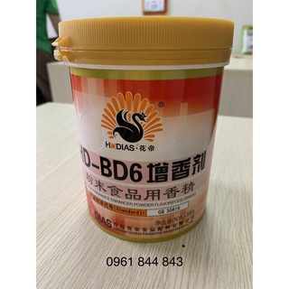 Hương thịt bột hd6 đỏ - hộp 500g - tăng mùi hương thơm cho giò chả, xúc xích, chả cá,...