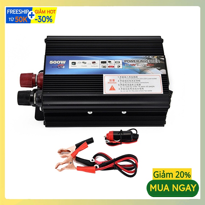 Bộ đổi nguồn 12V - 200V 500W