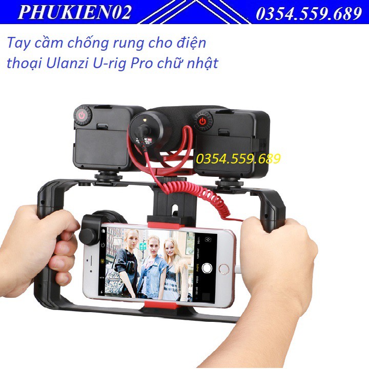 Phụ Kiện Quay Video Vlog, Khung Quay Video Cho Điện Thoại U-rig Pro, Tiện Lợi, Bền Vững | Hàng Chính Hãng