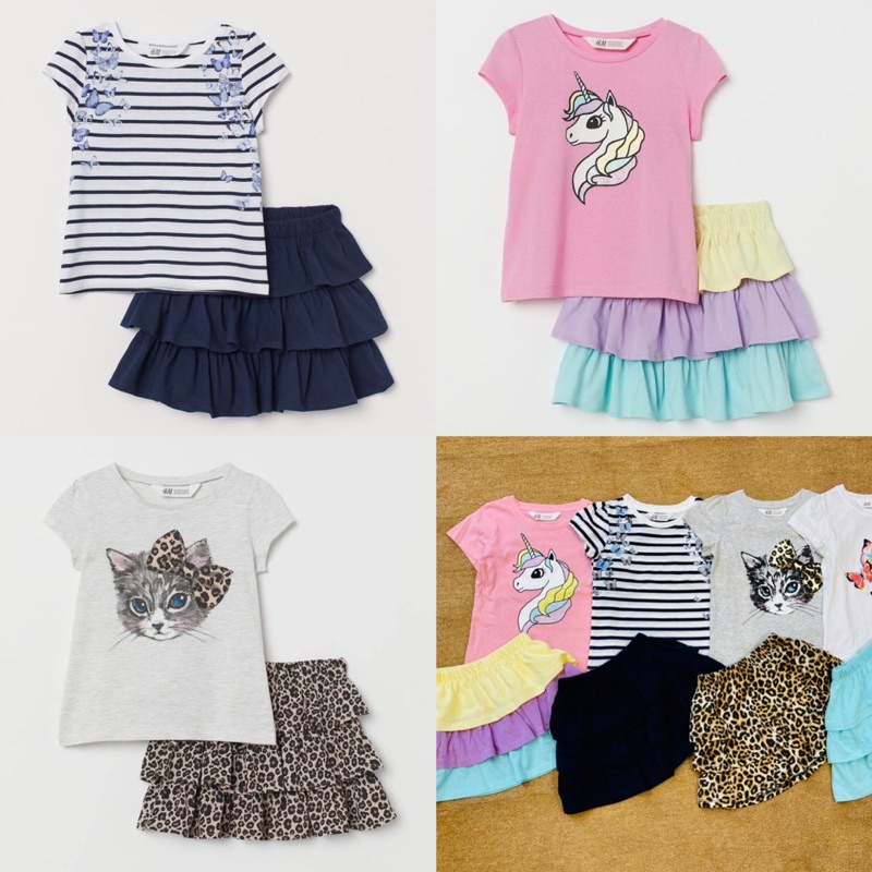 Set áo chân váy HM siêu dễ thương