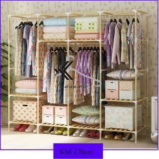Tủ vải khung gỗ HURGHADA 1m7