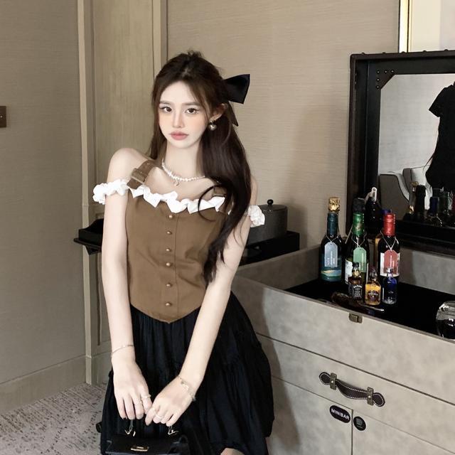 Áo Yếm Hở Vai Thời Trang Mùa Hè Dành Cho Nữ