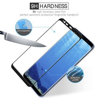 Kính cường lực 4D Full màn cho Samsung Galaxy A8 2018 Tặng ốp dẻo Silicon