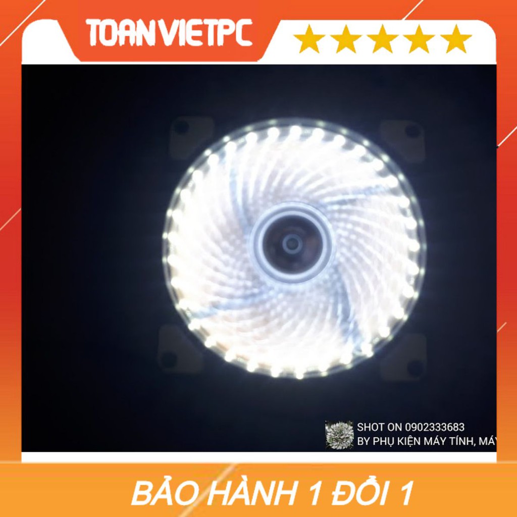 Quạt làm mát cpu | fan case led 33 bóng màu trắng