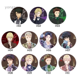 Huy hiệu cài áo 58mm hình anime moriarty the patriot