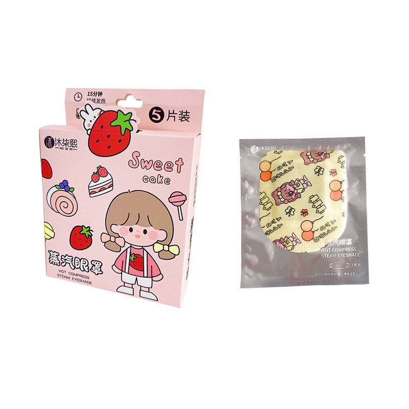 (Lẻ)Mặt Nạ Ngủ Chống mỏi mắt mẫu mới siêu cute giúp thư giãn cho mắt giảm stress, Sưởi Ấm Mắt khi ngủ hiệu quả