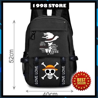 Balo đi học cao cấp one piece - đảo hải tặc, balo monkey d.luffy