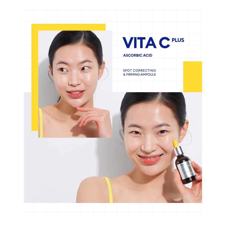 Tinh Chất Vitamin C Missha Dưỡng Trắng Da, Mờ Vết Thâm Vita C Plus Spot Correcting & Firming Ampoule 40ml