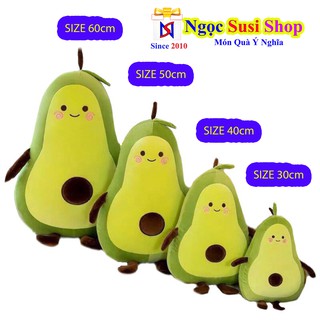 [ẢNH THẬT GIÁ SẬP SÀN] Gấu Bông Gối Ôm Gấu Bông Trái Bơ Siêu Cao Cấp [Bán Lẻ Giá Sỉ]