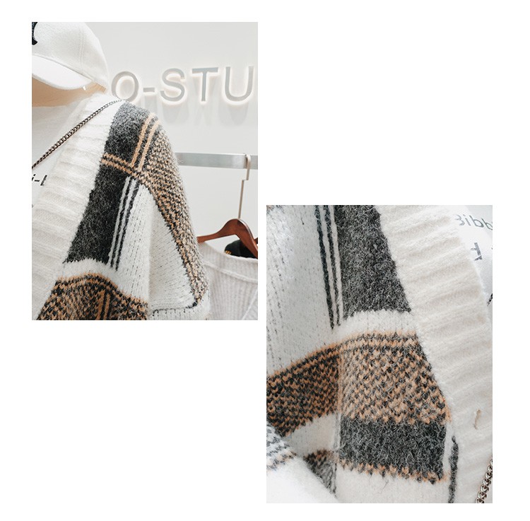 Áo khoác cardigan chất liệu dệt kim xinh xắn thời trang dáng rộng thời trang cho nữ | BigBuy360 - bigbuy360.vn