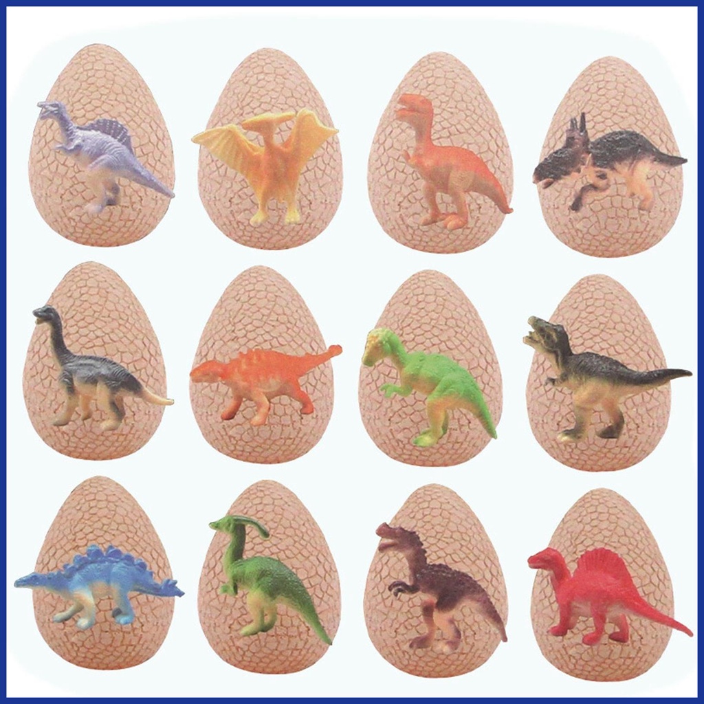 Bộ Đồ Chơi Khai Quật Trứng Khủng Long Hóa Thạch 12 Quả
