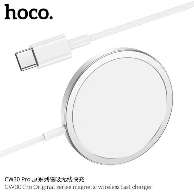 Đế Sạc Nhanh Không Dây 15W Hoco CW30 Hàng Chính Hãng Bảo Hành 1 Năm