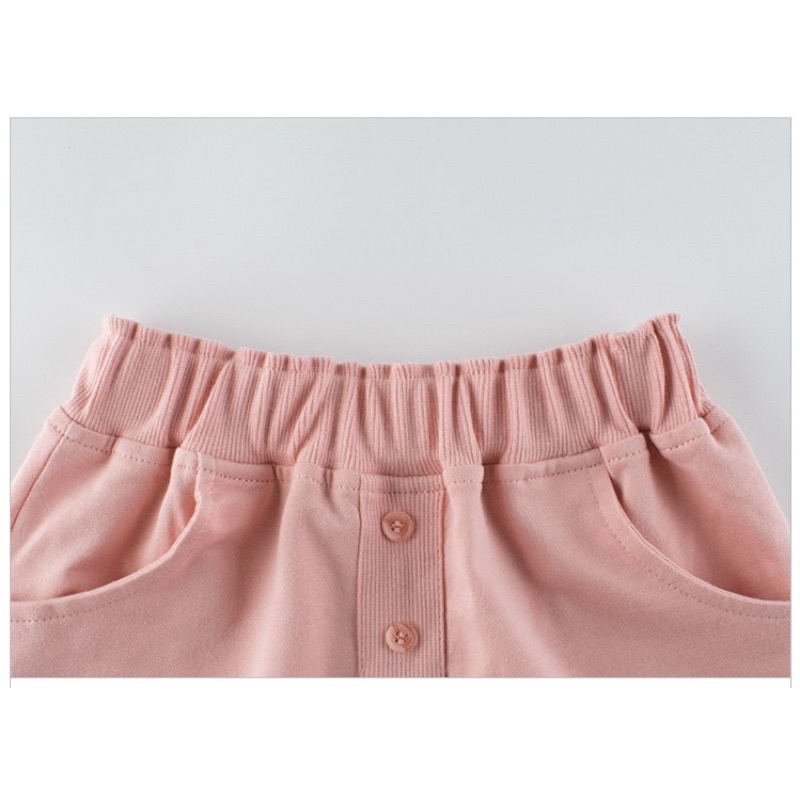 Quần short bé gái 27HOME, quần đùi bé gái chất cotton(HK605)