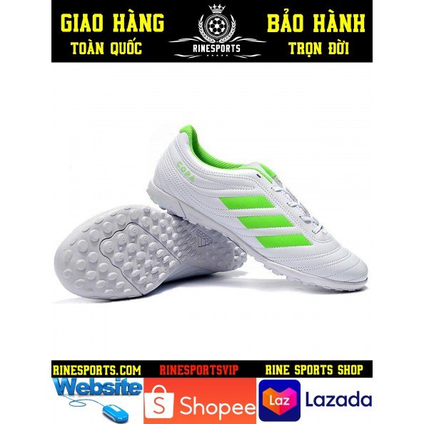 (HÀNG THAILAND) GIÀY BÓNG ĐÁ SÂN CỎ NHÂN TẠO 𝗔𝗱𝗶𝗱𝗮𝘀 COPA 19+ TRẮNG XANH.TF.CAM KẾT Y HÌNH-CAM KẾT HÀNG