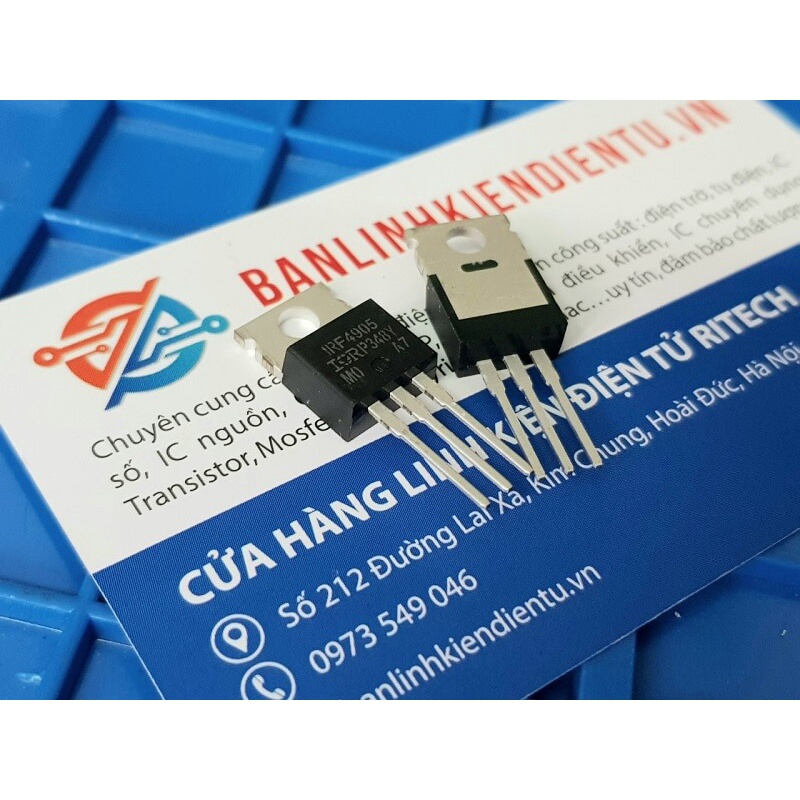[Combo 2 con] IRF4905 Mosfet kênh P 74A 55A TO-220
