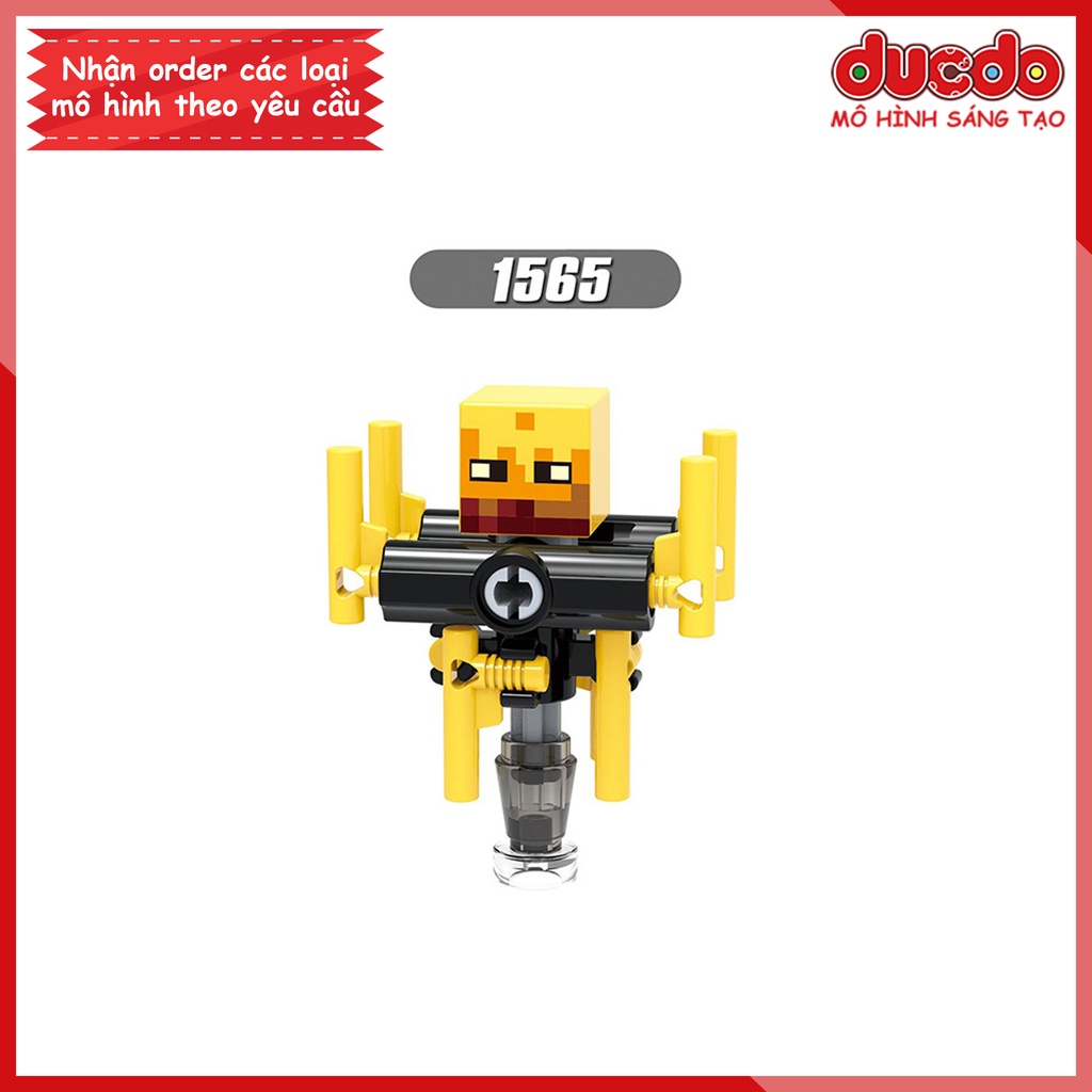 Minifigures các nhân vật Minecraft Redstone Golem, Wither, Blaze - Đồ chơi Lắp ghép Xếp hình Mini Mô hình XINH X0294