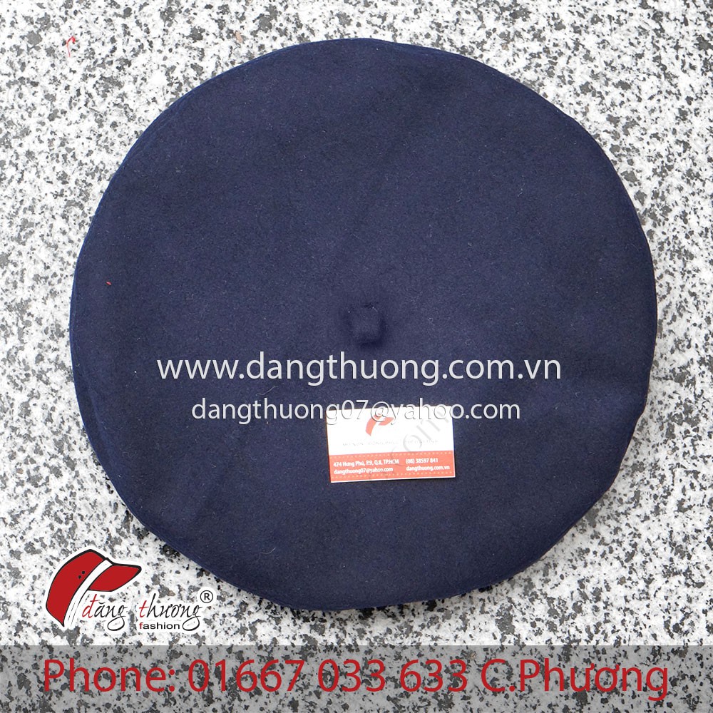 Mũ Nồi Beret Chất Liệu Nỉ Dạ Dày Dặn (Không Phải Loại Len Mỏng)