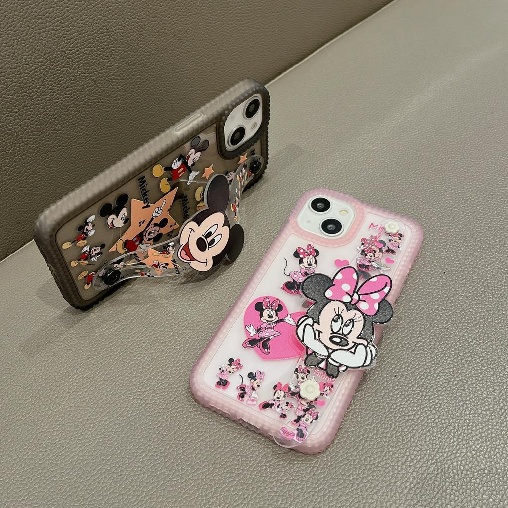Ốp Lưng ChốNg SốC HìNh ChuộT Mickey Và Minnie Cho iPhone 14Promax 14Pro 14 13Promax 13Pro 13 12 11