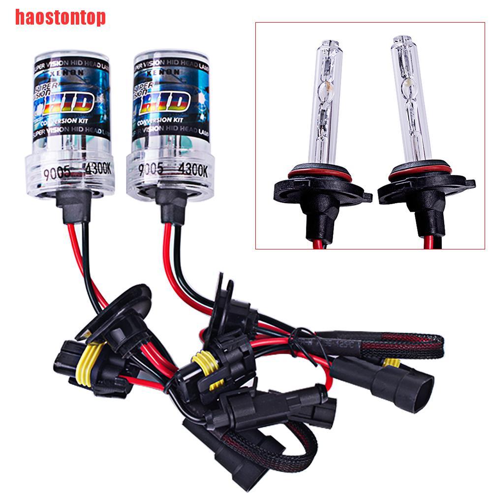 Set 2 Bóng Đèn Xenon Hid 35w 4300k 6000k H1 H7 9005 Chuyên Dụng