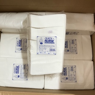 Bông gòn cắt sẵn Quick Nurse 6x6cm (Bịch 500gr)