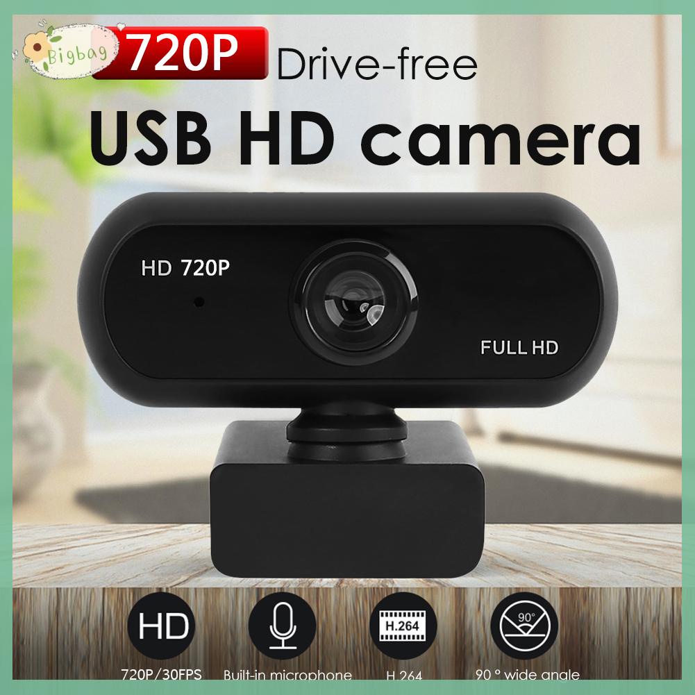 Webcam Usb Fhd 720p Tích Hợp Mic Cho Notebook / Máy Tính Để Bàn | BigBuy360 - bigbuy360.vn