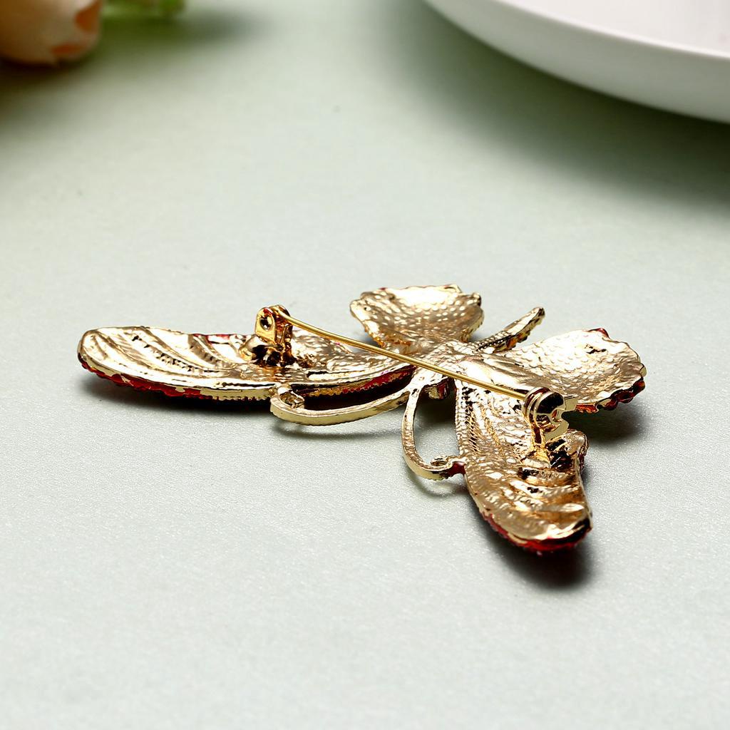 Ghim Cài Áo Hình Bươm Bướm Đính Kim Cương Giả Thời Trang Cho Nữ