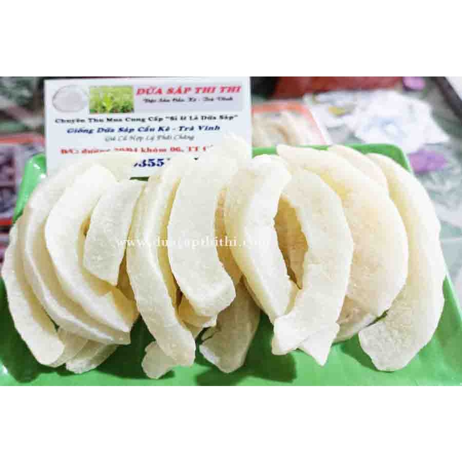 250gr Mứt Dừa Sáp Loại 1 Vị Lá Dứa